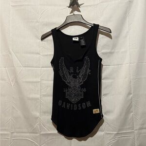 Harley-Davidson Black Graphic Tank Top